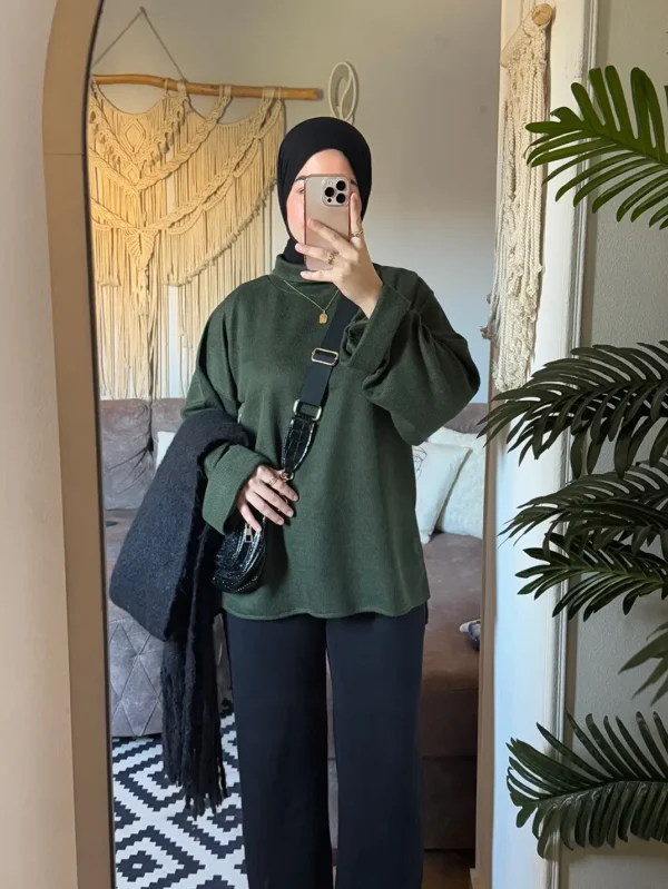 basic oversized sweater for women