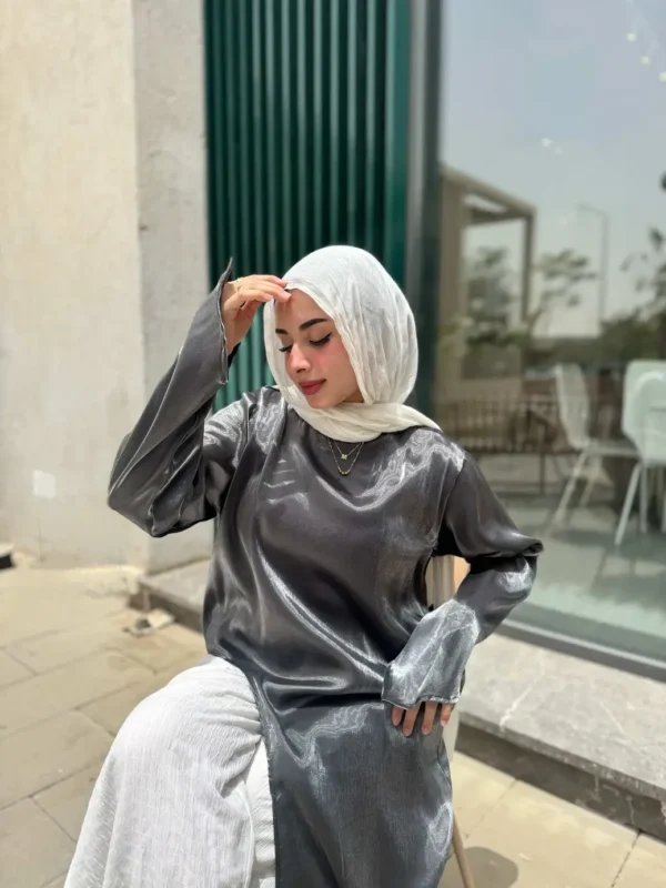 darkgreysoftgloweyblouse soft glowey blouse