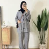 Cozy Ribbed Knit Suit