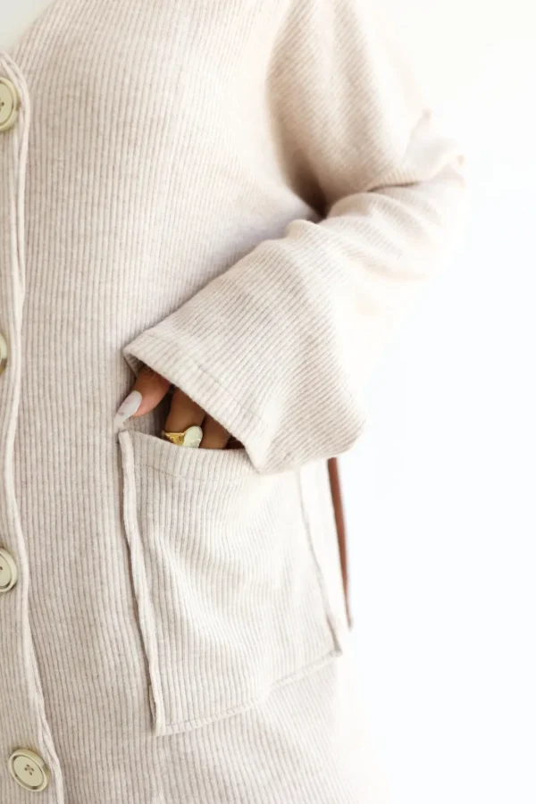 Cozy Ribbed Knit Suit
