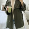 Mid Length Trench Coat