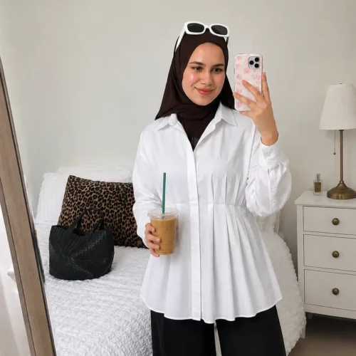 fliar polin shirt for women Flair poplin Shirt